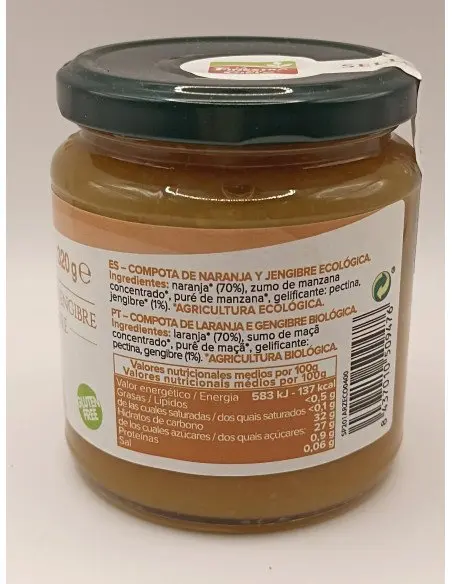 Orange and Ginger Compote Marmalades 4,45&nbsp;€ Tuladeliaeco Organic Products