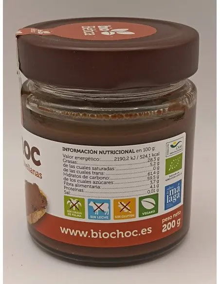 Crema de Cacao y Avellanas Cremas dulces 5,00&nbsp;€ Tuladeliaeco Productos ecológicos