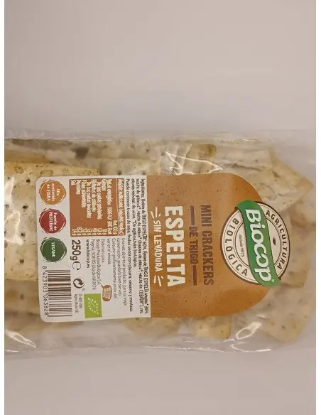 Mini Crackers Trigo Espelta Galletas Saladas y Crackers 3,16&nbsp;€ Tuladeliaeco Productos ecológicos