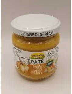 Paté Mousse de Calabaza y Jengibre Patés Vegetales 4,70&nbsp;€ Tuladeliaeco Productos ecológicos