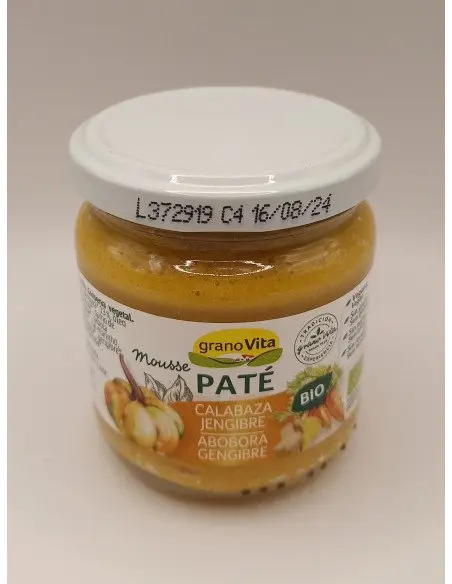 Pumpkin and Ginger Pate Mousse Vegetable Pates 4,70&nbsp;€ Tuladeliaeco Organic Products
