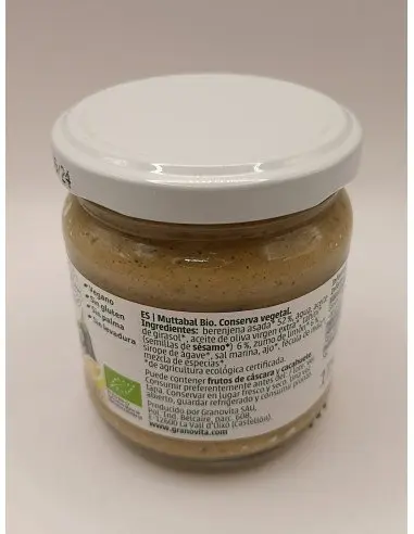 Muttabal Roasted Aubergine Mousse Paté Vegetable Pates 4,70&nbsp;€ Tuladeliaeco Organic Products