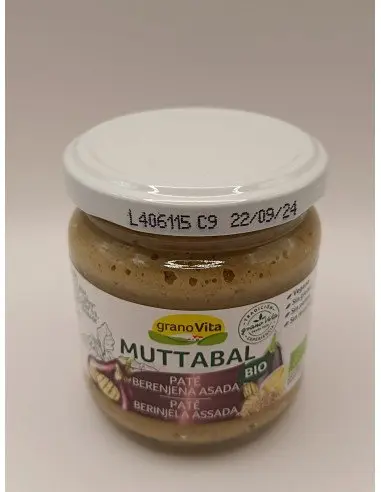 Muttabal Roasted Aubergine Mousse Paté Vegetable Pates 4,70&nbsp;€ Tuladeliaeco Organic Products