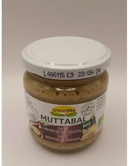Muttabal Roasted Aubergine Mousse Paté Vegetable Pates 4,70&nbsp;€ Tuladeliaeco Organic Products