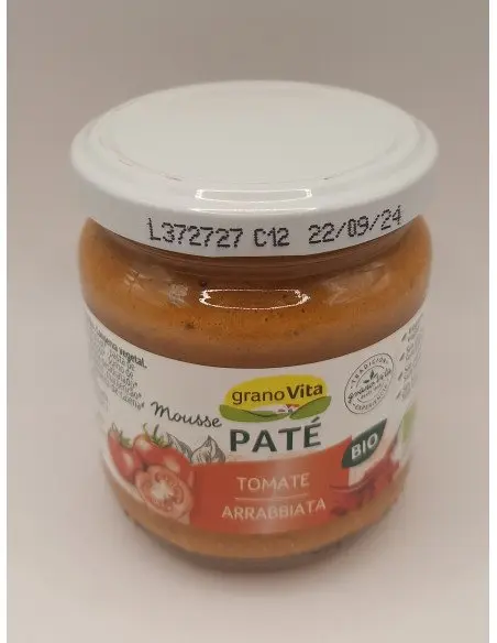 Paté Mousse de Tomate Arrabiata Patés Vegetales 3,59&nbsp;€ Tuladeliaeco Productos ecológicos