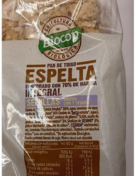 Pan de Molde Trigo Espelta Integral Desayunos 4,55&nbsp;€ Tuladeliaeco Productos ecológicos