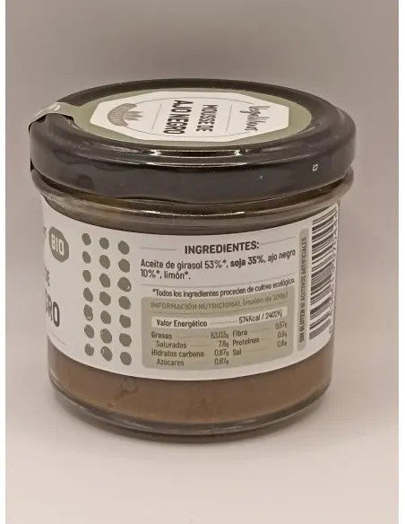 Mousse de Ajo Negro Patés Vegetales 6,50&nbsp;€ Tuladeliaeco Productos ecológicos
