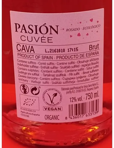 Cava Rosado Cuveé Brut Cava 12,95&nbsp;€ Tuladeliaeco Productos ecológicos