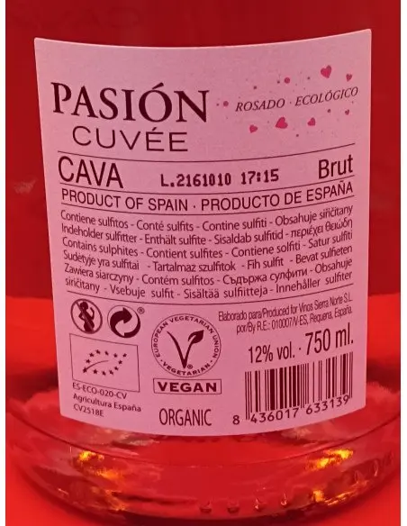 Cava Rosado Cuveé Brut Cava 12,95&nbsp;€ Tuladeliaeco Productos ecológicos