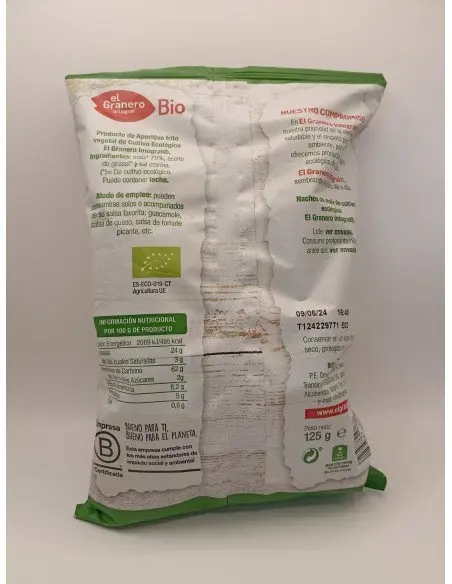 Nachos de Maíz Galletas Saladas y Crackers 2,59&nbsp;€ Tuladeliaeco Productos ecológicos