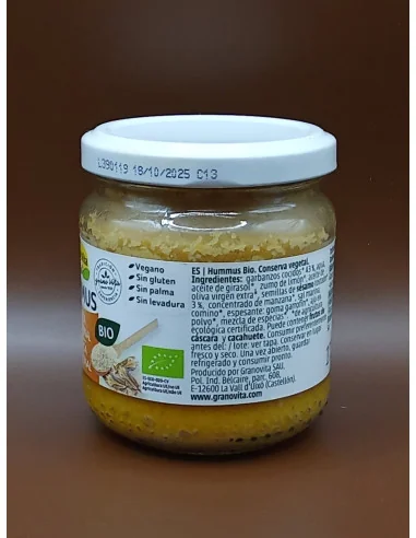 Hummus Receta Tradicional Patés Vegetales 3,84&nbsp;€ Tuladeliaeco Productos ecológicos