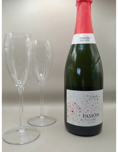 Kit de Cava Premium con Copas de Tritán Kits de Regalo 26,00&nbsp;€ Tuladeliaeco Producto Ecológico - Zero waste