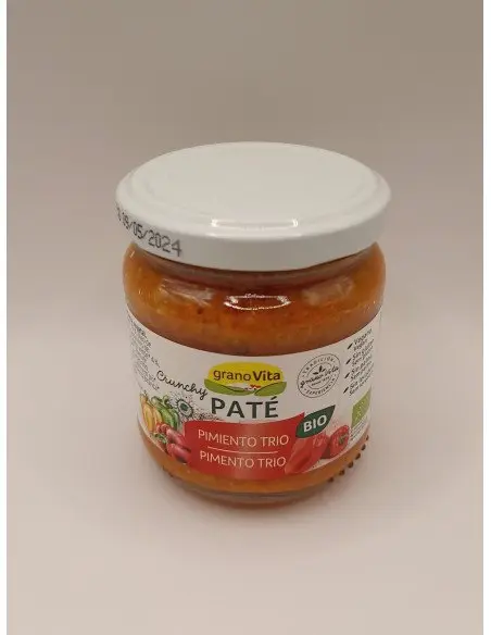Paté Crunchy Trío de Pimientos Patés Vegetales 4,70&nbsp;€ Tuladeliaeco Productos ecológicos