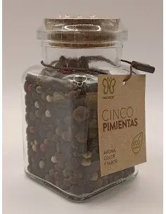 Bote de 5 pimientas Condimentos 5,55&nbsp;€ Tuladeliaeco Productos ecológicos 2