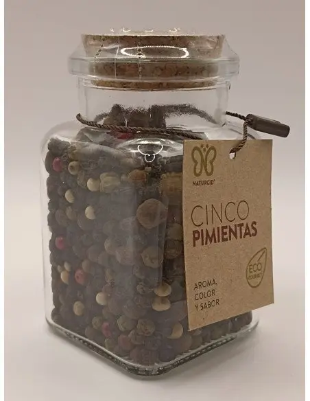 Bote de 5 pimientas Condimentos 5,55&nbsp;€ Tuladeliaeco Productos ecológicos