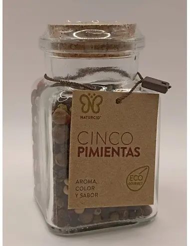 Bote de 5 pimientas Condimentos 5,55&nbsp;€ Tuladeliaeco Productos ecológicos