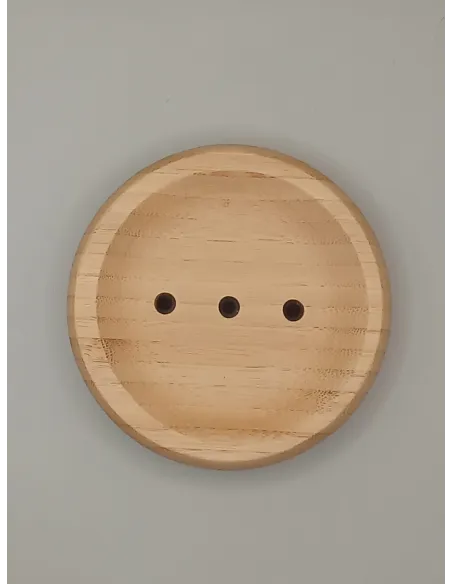 Round Bamboo Soap Dish Natural Cosmetics and Hygiene - Zero Waste 6,70&nbsp;€ Tuladeliaeco Organic Products