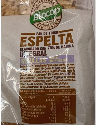 Wholemeal Spelt Sourdough Wholemeal Flour Bread Breakfasts 4,45&nbsp;€ Tuladeliaeco Organic Products