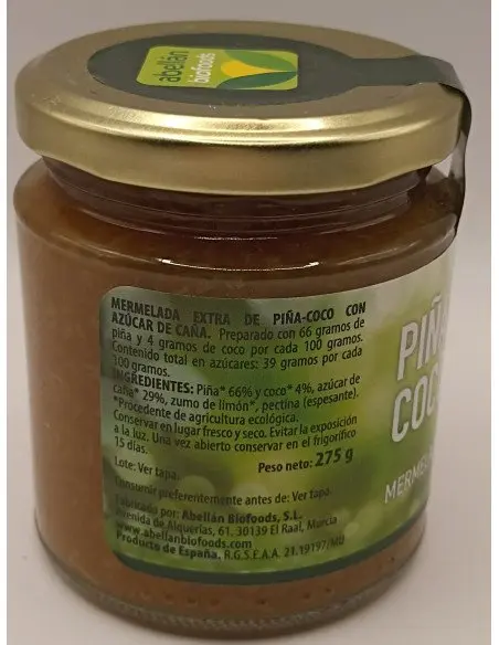 Pineapple and Coconut Jam Marmalades 4,25&nbsp;€ Tuladeliaeco Organic Products