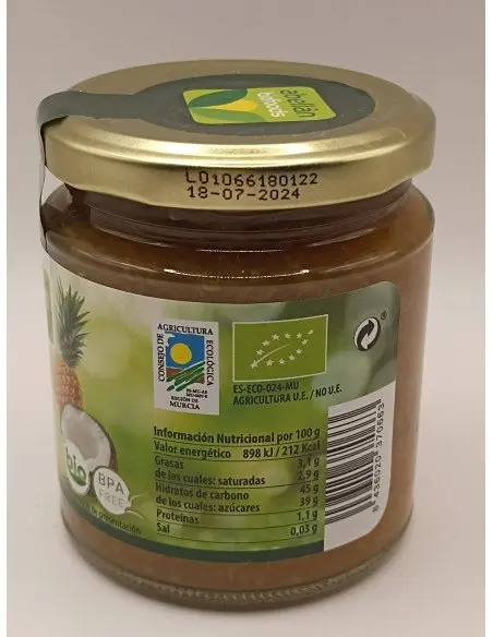 Mermelada de Piña y Coco Mermeladas 4,25&nbsp;€ Tuladeliaeco Productos ecológicos