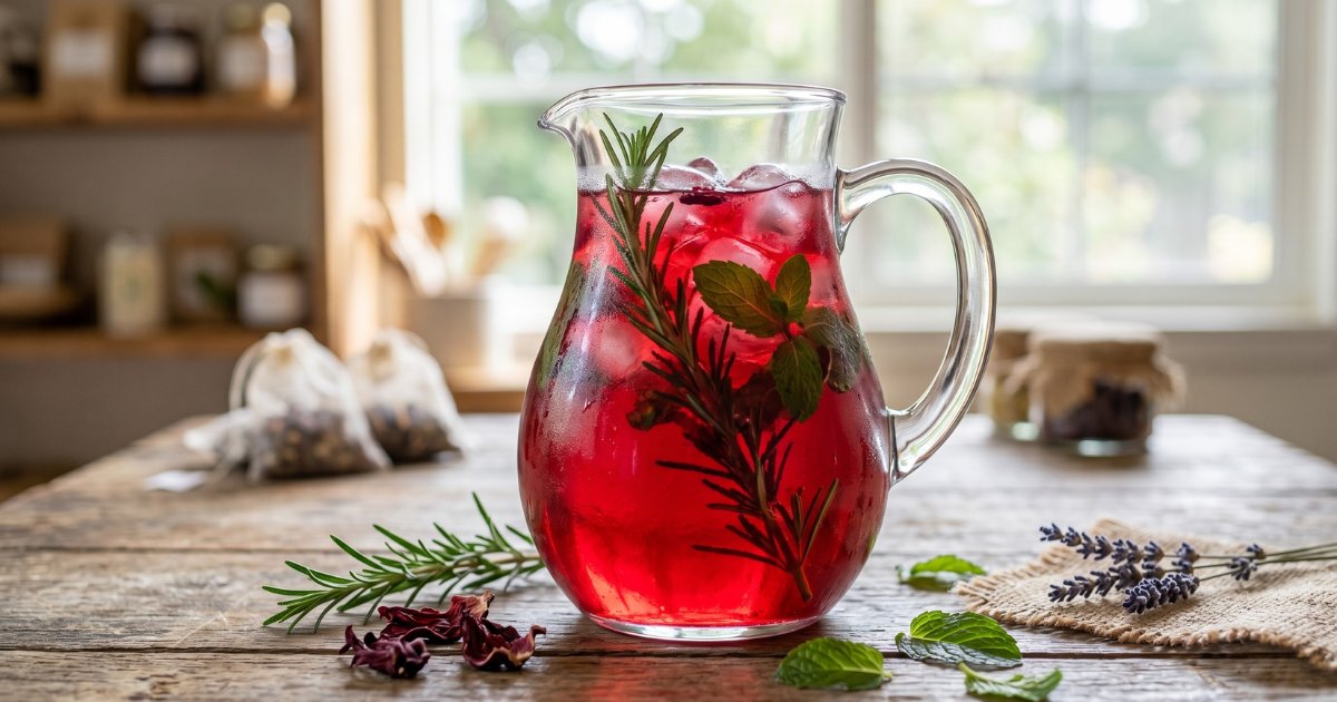 Infusiones naturales y salud: Beneficios del hibisco, la menta y el romero